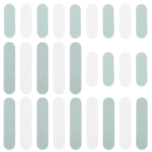30Pcs Polimento Stick Retângulo Dupla Face Lixamento Barras de Polimento