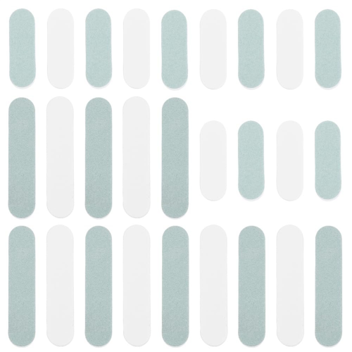 30Pcs Polimento Stick Retângulo Dupla Face Lixamento Barras de Polimento
