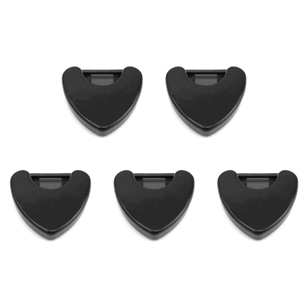 Étui triangulaire pour médiators de guitare, accessoires pour médiators en forme de cœur