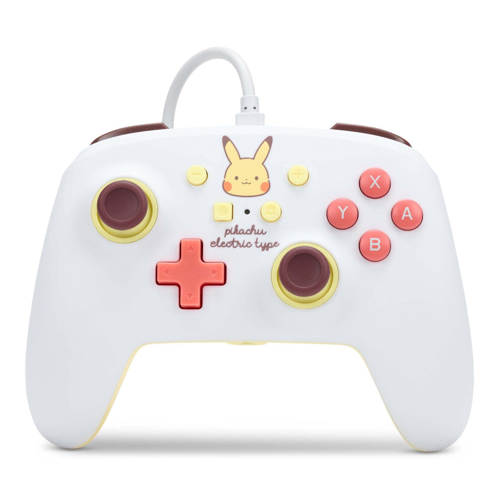 Powera Enhanced Wired Controller For Nintendo Switch And Oled Model, Advance Gaming Buttons, 3.5Mm Stereo Jack And Anti-Friction Rings, Officially 617885027345