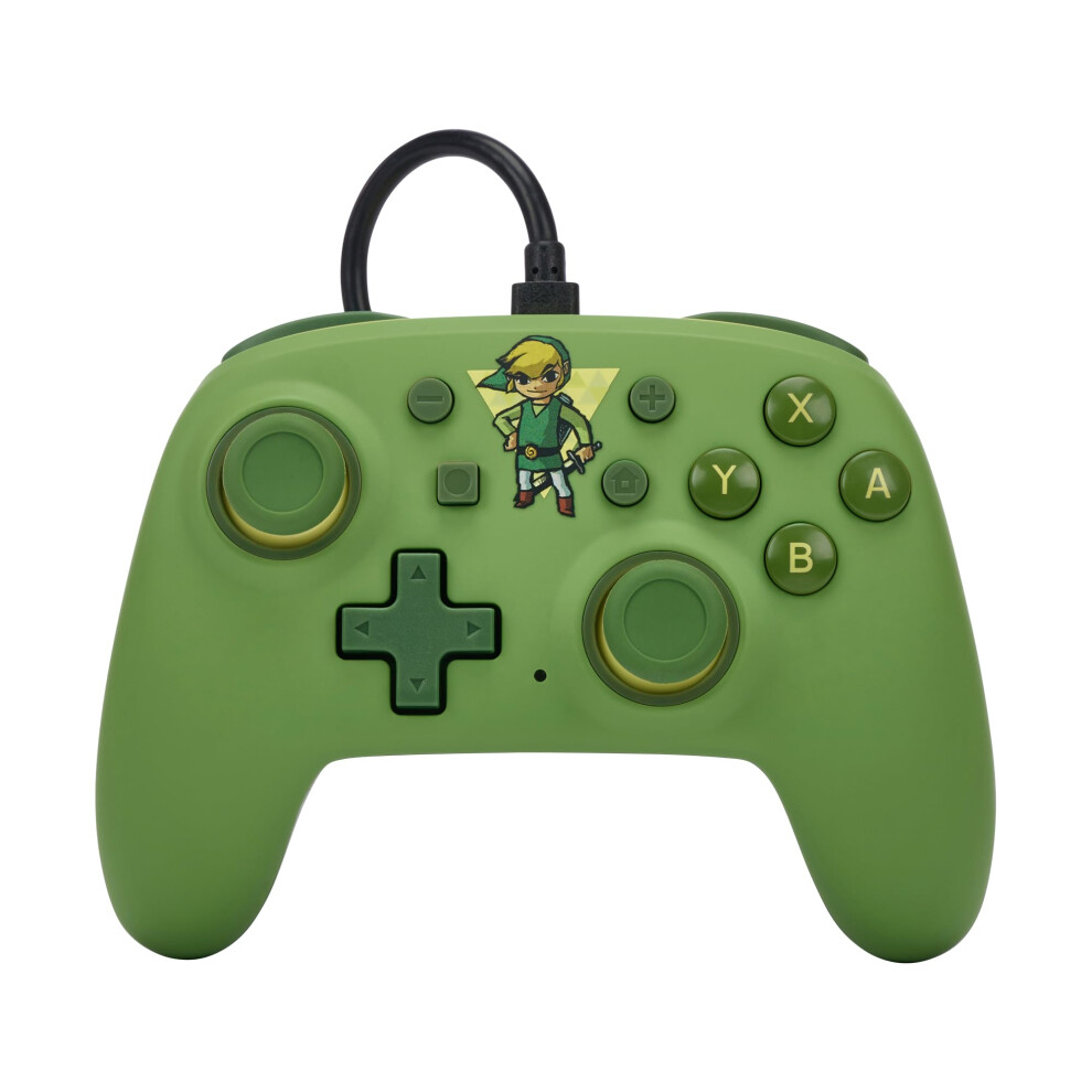 Powera Nano Wired Controller For Nintendo Switch - Oled Model, Nintendo Switch And Nintendo Switch Lite - Toon Link, Gamepad, Game Controller, 617885062315
