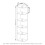 Furinno Pasir 5-Tier Corner Open Shelf Bookcase, White 2
