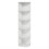 Furinno Pasir 5-Tier Corner Open Shelf Bookcase, White 1