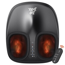 Bob and Brad Lite Foot Massager with Heat, Shiatsu Feet Massager for Plantar Fasciitis,Electric Foot Massagers Deep Kneading, Compression,Circulation-