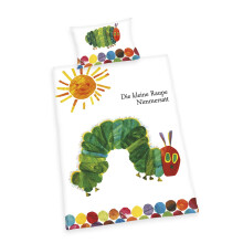 Herding THE VERY HUNGRY CATERPILLAR Toddler Bedding Set, Reversible Motif, Duvet Cover 100 x 135 cm, Pillow Case 40 x 60 cm, Cotton/Renforc?