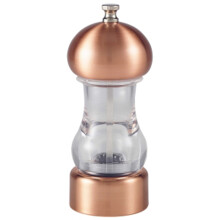 Genware Copper & Acrylic Salt or Pepper Grinder - Single - Salt and Pepper Mills, Salt Grinder