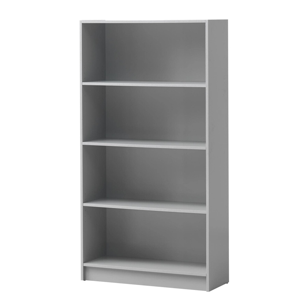Timber Art Design UK 4 Tier Bookcase Open Ladder Shelf Retro Contemporary Organizer Display Shelving Unit for Modern Living Room, Office Space, Study