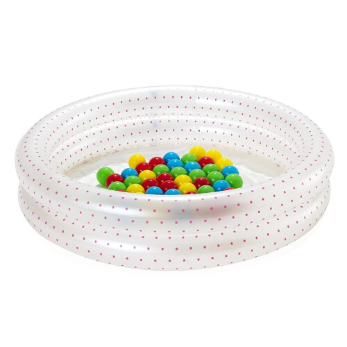 Bestway Piscina de bolas - BESTWAY - Arriba y sobre - 90x20 cm - Multicolor - PVC 1