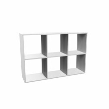 Topeshop MALAX 2X3 BIEL living room bookcase