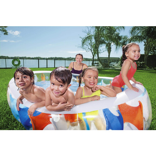 Bestway Bestway Elliptic Inflatable Play Pool, Multicolor, M 2