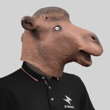 Head Camel Whimsical Costume Mask Crafted From Quality Latex Perfect Occasion For Any