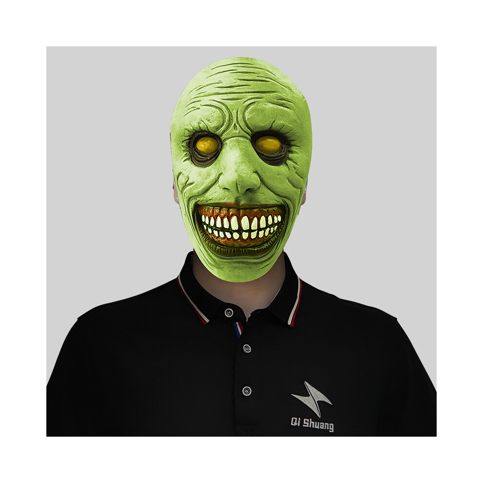 (Green Demon) Green Spooky Goblin Mask For Costume Parties Featuring Eerie Design Diy And Features-image-OPC-PGG2H5W-NEW