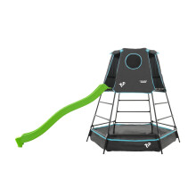 TP Explorer Metal Climbing Frame Set and Ripple Slide Black Edition