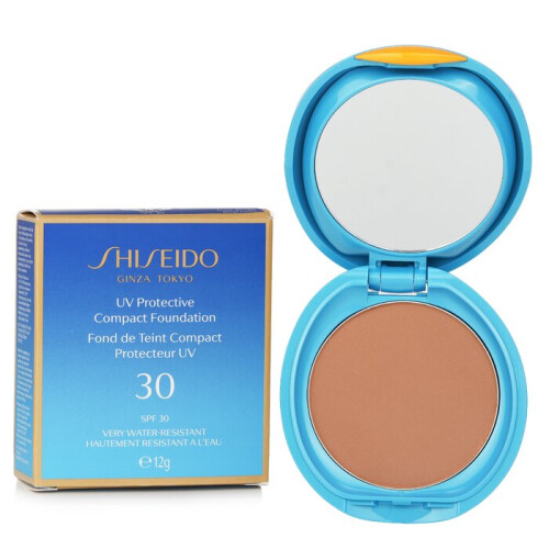 Shiseido UV Protective Compact Foundation SPF 30 (Case+Refill) - # Dark Beige 12g/0.42oz 1