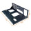 2X Open Computerchassis Dual-Way Server E-ATX/ATX Moederbordbeugel Testrek Koelrek (ATX) 4