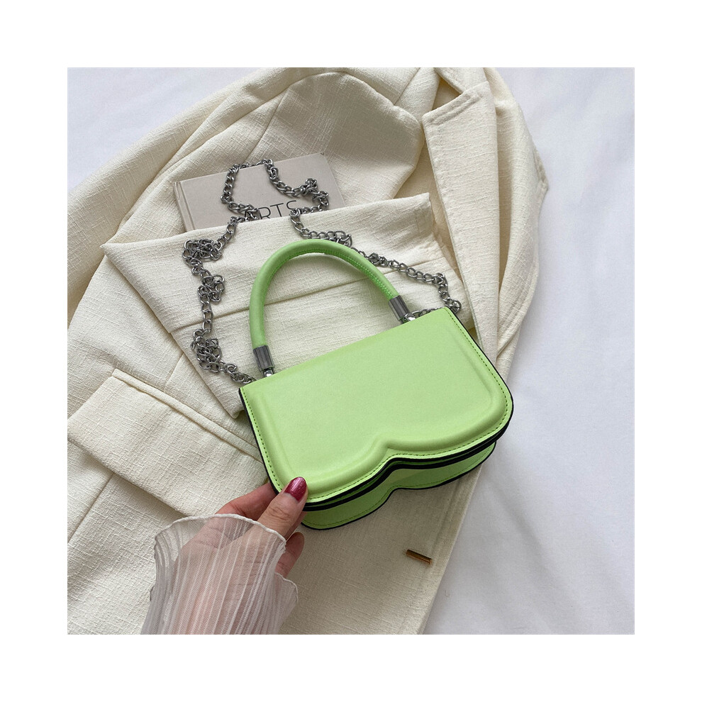 (Green) Pu Minimalist Trendy Small Square Handbag For Women Versatile Crossbody Bag Pocket Phone With-image-OPC-PGG5D9Y-NEW