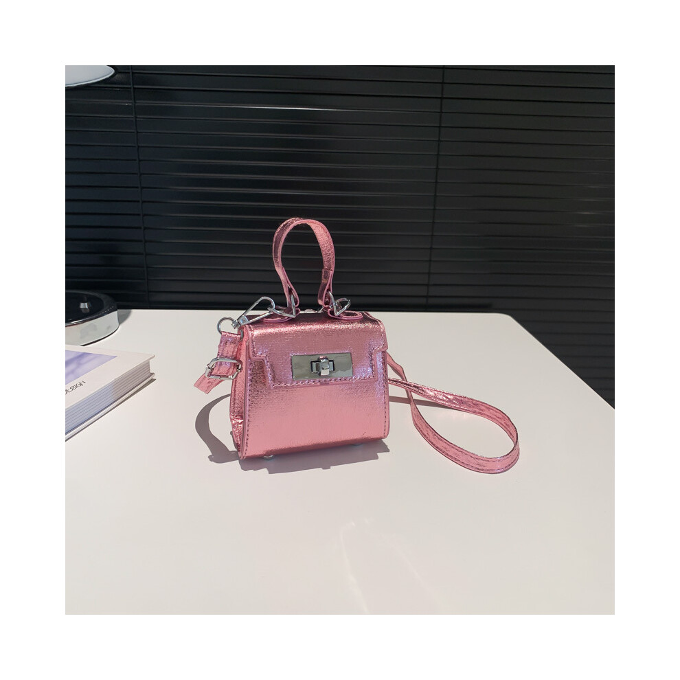 (Pink) Cute Small Black Square Bag For Women Street Fashion Inner With Pocket-image-OPC-PGG5SCF-NEW
