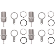 5 Pcs F Type Panel Mounted Socket Female Solder Connector Adapter