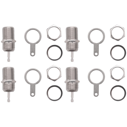 5 Pcs F Type Panel Mounted Socket Female Solder Connector Adapter