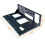 Placa-mãe E-ATX/ATX (ATX) de servidor dual-way com chassi de computador aberto 3