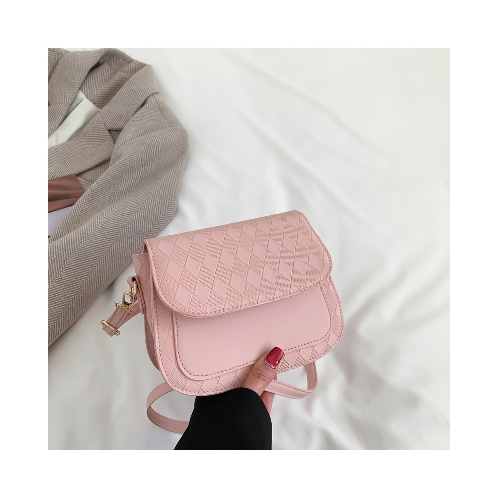 (Pink) Square Chic Small Bag For Women In Black White Pink Khaki Everyday Use-image-OPC-PGG5Y22-NEW