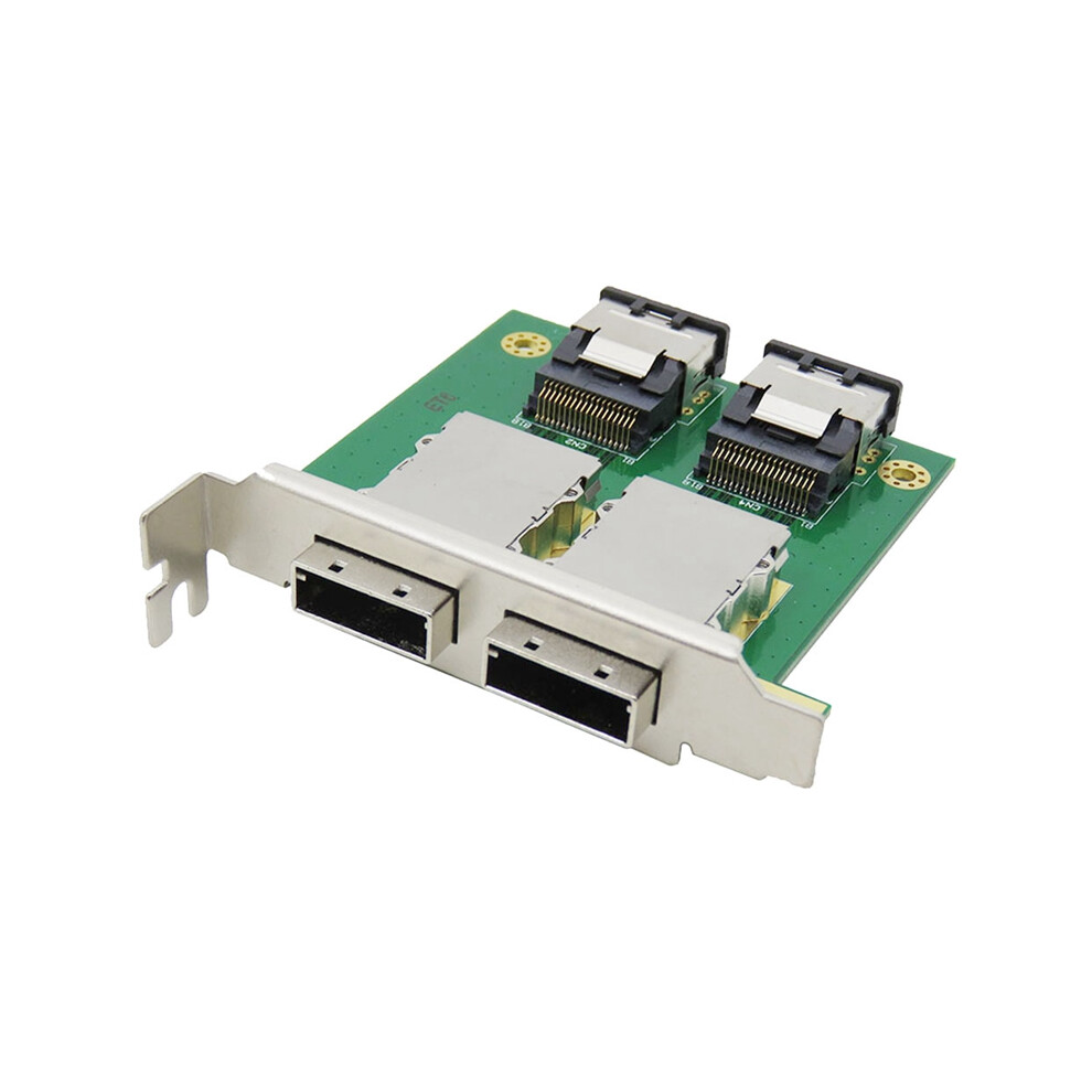 Sas26P-Pci-Sas-Adapterkarte FüR Mini-Sas Mit Internem SFF-8087 Und AnschlüSsen Auf Externes Hd SFF-8088-image