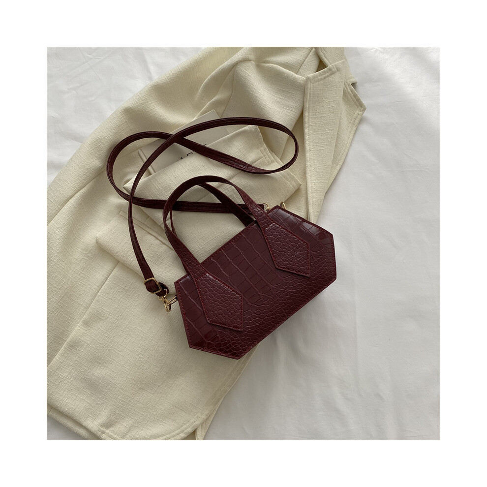 (Wine Red) Street Style Modern Womens Handbag Medium Size Soft Pu Leather Bag-image-OPC-PGG5YNW-NEW