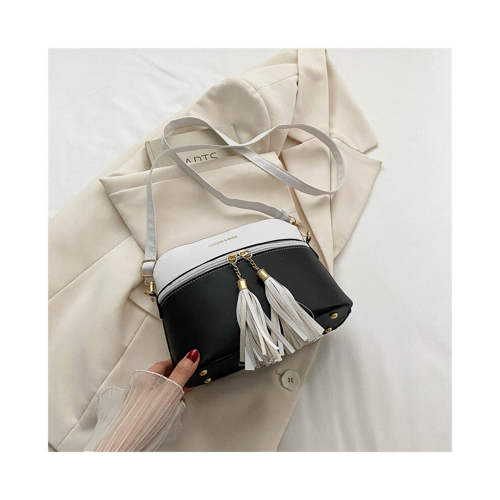 (Black) Unique Pu Fashionable Leather Crossbody Bag Street Style Small Box For Handbag Women-image-OPC-PGG5YY6-NEW