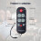 A-TV10 TV Remote for Seniors Universal Controller Simple Waterproof 9
