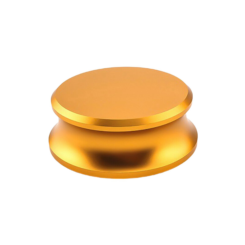 Aluminum Vinyl Record Weight Stabilizer Disc Balanced Clamp Gold 4851369274344