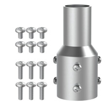 Für -Rohradapterhalterung, für V2-Schüssel, Mastreduziergelenk 2,0--Rohradapter, TV-Mast