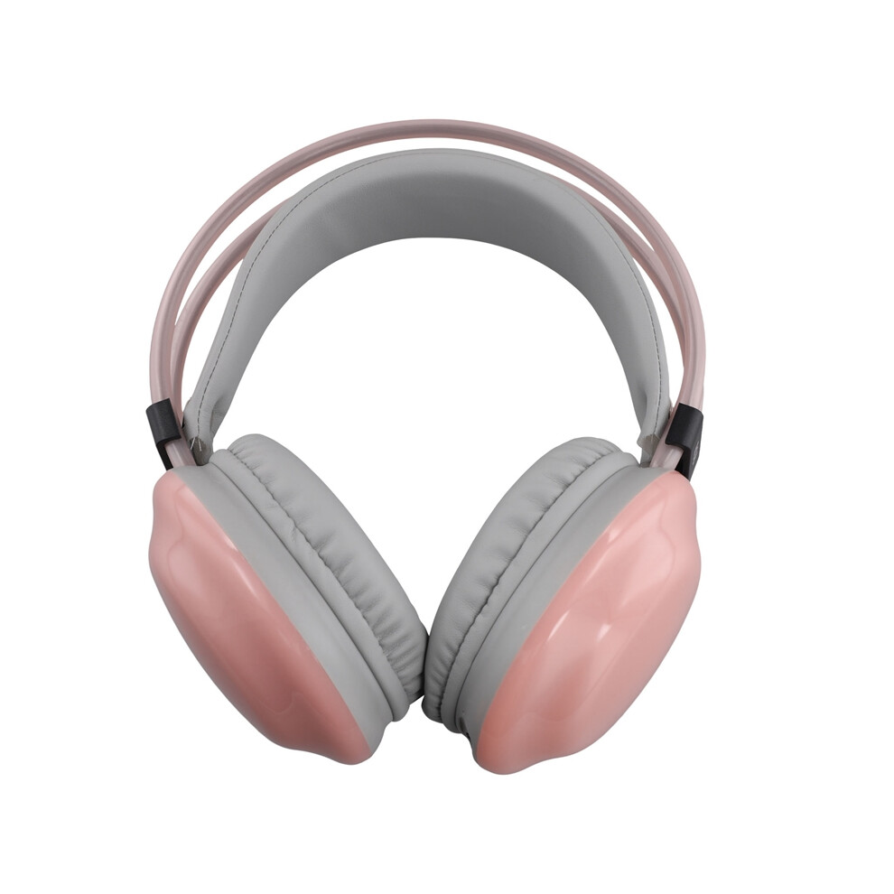 Rgb Gaming Headphones Bluetooth Wireless Headphone Pink 4853542385748