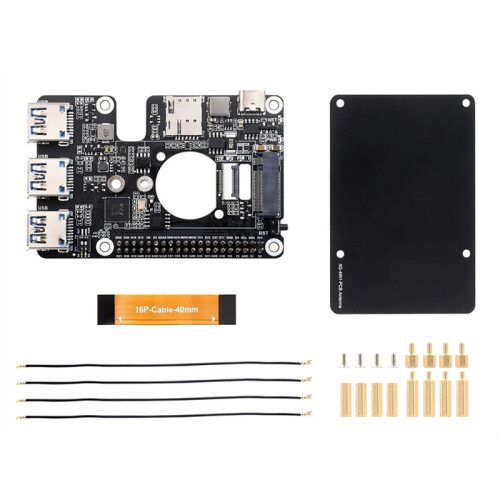 PCIe do M.2 4G/5G i USB 3.2 HAT zgodny z SIMCom/Quectel
