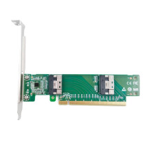 Karta adaptera PCI Express x16 do 2-portowego SlimSAS SFF-8654 8I