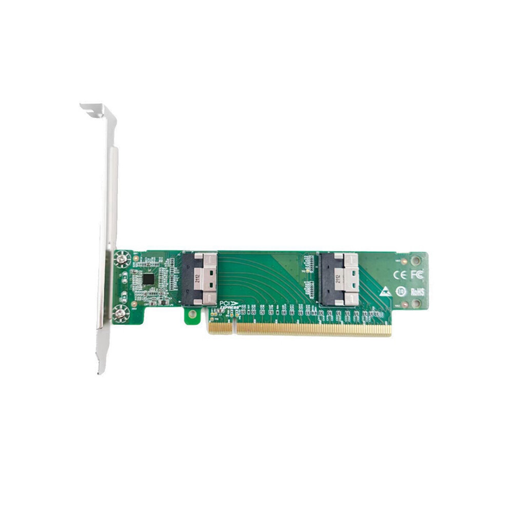 Adapter Card Pci Express X16 To 2-Port Slimsas Sff-8654 8I 4853542383492