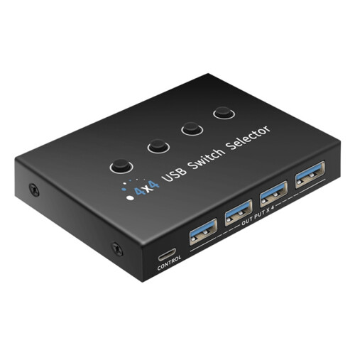 Przełącznik USB 3.0 KM Selector 4 Komputer Laptop PC Host