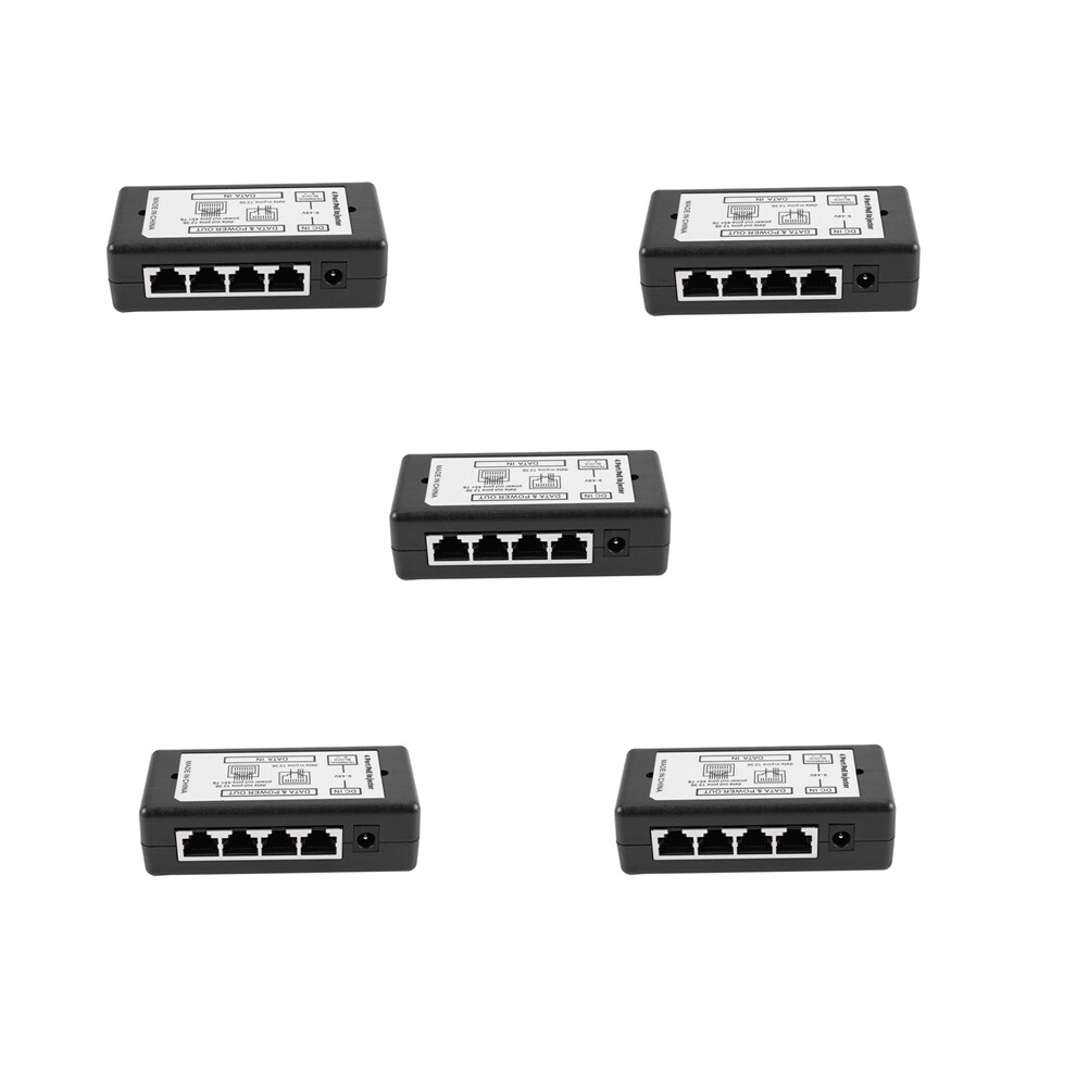 Adattatore Di Alimentazione Per Iniettore Poe A 4 Porte, Pin Di Alimentazione Ethernet