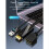 Ensemble de 3 câbles adaptateurs DisplayPort 4K@60Hz, mâle/femelle, alimentation USB 9