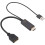 Ensemble de 3 câbles adaptateurs DisplayPort 4K@60Hz, mâle/femelle, alimentation USB 4