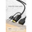 Ensemble de 3 câbles adaptateurs DisplayPort 4K@60Hz, mâle/femelle, alimentation USB 6