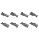 White Letters Arabic English Keyboard Sticker Decal Black 2