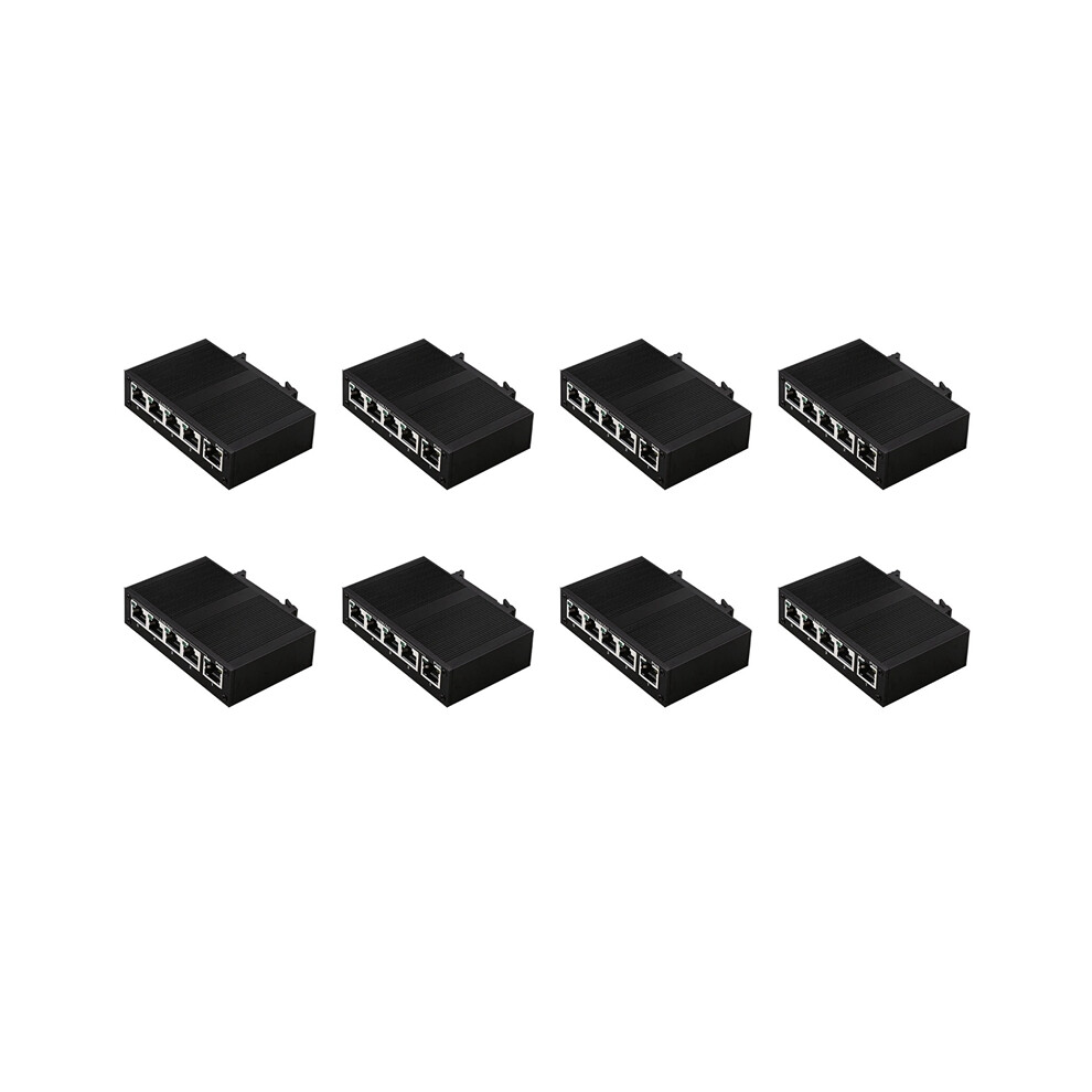 Photos - Switch 5 Port 100Mbps Network Ethernet Industrial Grade 