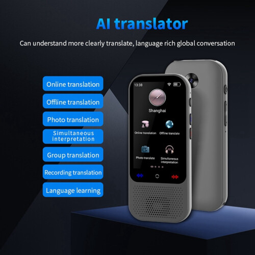 S80 Pro AI-oversettelsesenhet i sanntid - smart stemme- og bildeoversetter 2