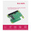 Módulo de Placa Expansão para 5 Pcle M.2 NVMe SSD HAT com B 8