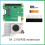 Módulo de Placa Expansão para 5 Pcle M.2 NVMe SSD HAT com B 9