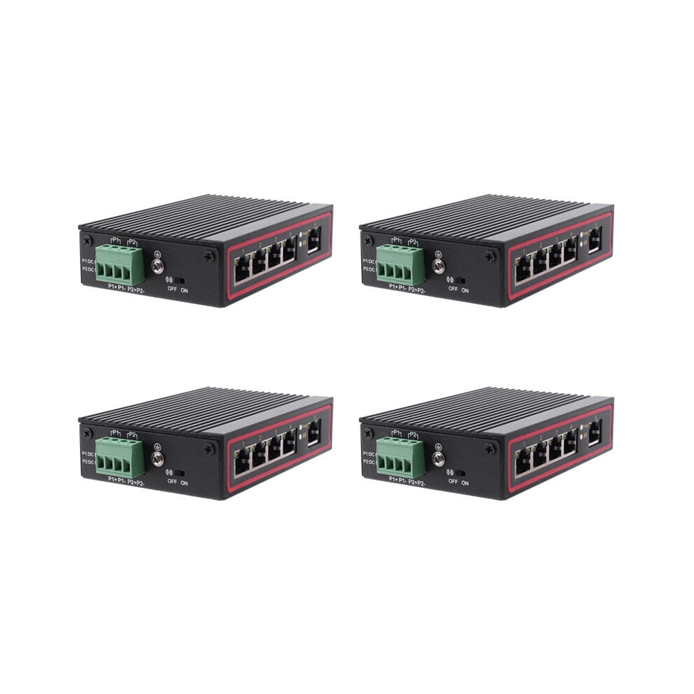 5-Port Rj45 10/100M Ethernet Desktop Switch Hubs Laptop Din Rail Type 4853542389265