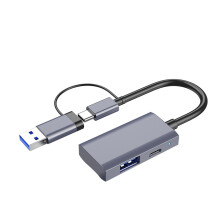 4-in-1-Speicherkartenleser USB 3.0 USB-C SD TF U Disk OTG-Adapter