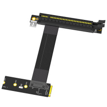 M.2 NGFF Key M Naar PCIe 16x Grafische Kaart Riser-Adapterkaart, Nvme PCI-Express 16X Verlengkabel (Links)