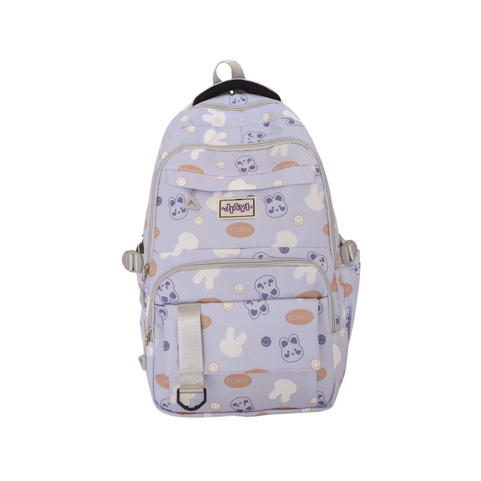 (Violet) Backpack Lightweight Casual For Teens With Unique Animation Design Support Comfortable And-image-OPC-PGG6GHW-NEW