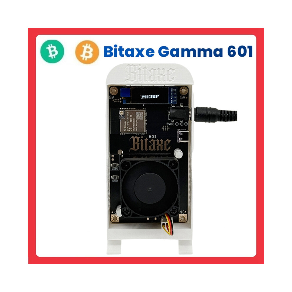 Gamma 601 Btc Solo Lottery Miner 1.2TH/S BM1370 Asic Eu Plug
